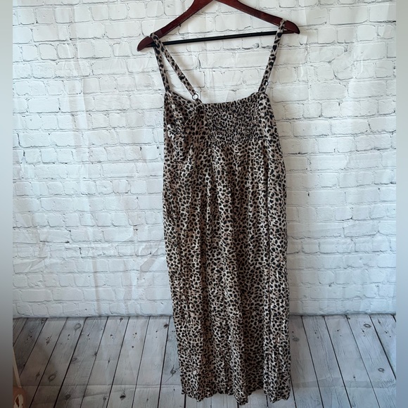 Torrid Brown & Black cheetah print sleeveless dress size 1X - Picture 6 of 8